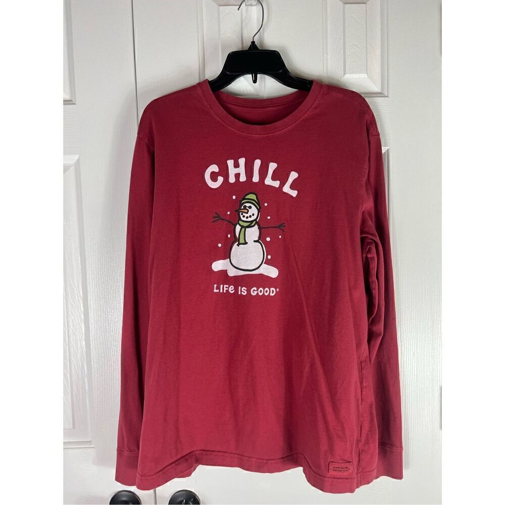 Life is Good Mens Crusher Long Sleeve Shirt use L